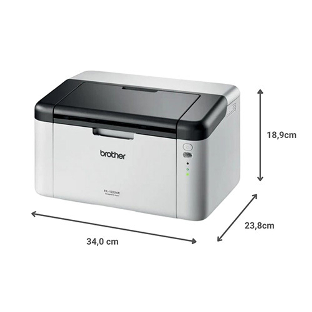 Принтер Brother HL-1223W, A4, 20 стр/мин, USB, Wi-Fi