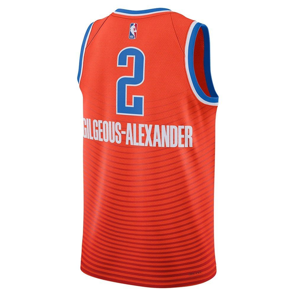 Баскетбольная мужская джерси Jordan Dri-FIT NBA Swingman Jersey Oklahoma City Thunder Statement Edition Shai Gilgeous-Alexander