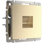 Розетка Ethernet RJ-45 (шампань рифленый) W1181010