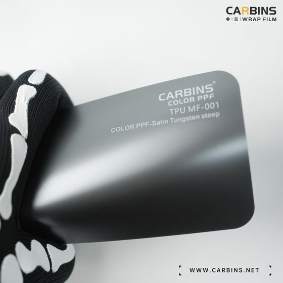 Веер образцов полиуретановой цветной пленки Carbins Color PPF