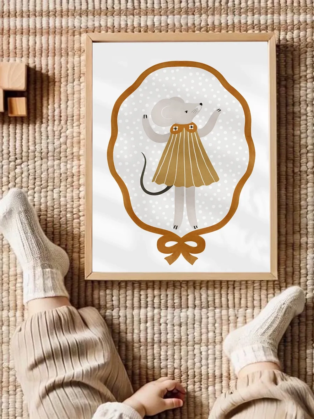 Постер для детской 40х50 см интерьерный плакат