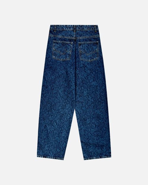 Джинсы Issaya Loose Ghost Pattern синие