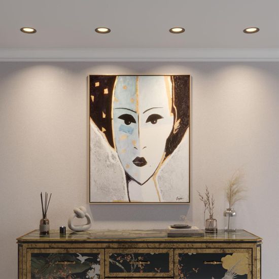 359845 WIR NT25 504 черный Светильник встраиваемый с переключателем цв. температуры IP44 LED 15W 220-240V 2700К\3200К\4000К FLUO