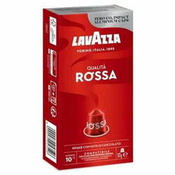 Кофе в капсулах Lavazza Qualita Rossa, 10 капсул для кофемашин Nespresso (Лавацца)