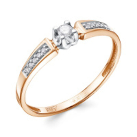 Кольцо из золота с бриллиантами