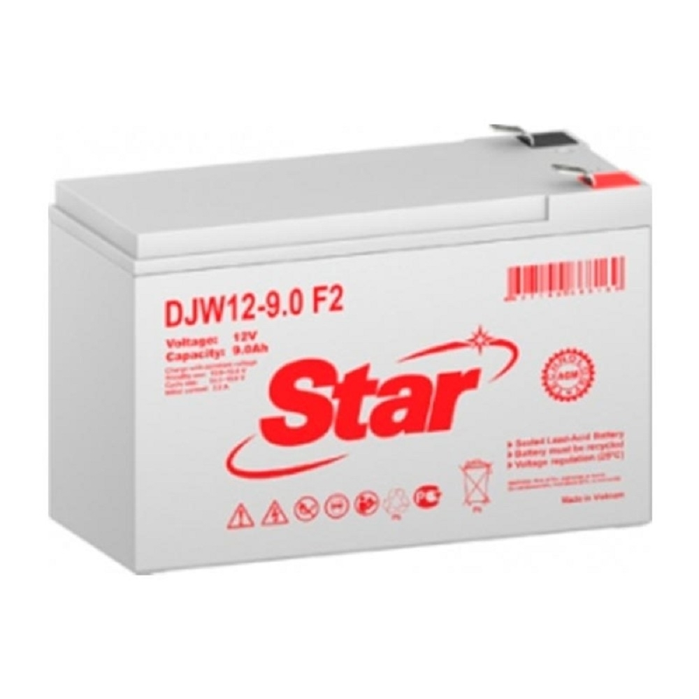 Аккумулятор STAR Батарея DJW12-9.0 F2 (12V/9Ah)