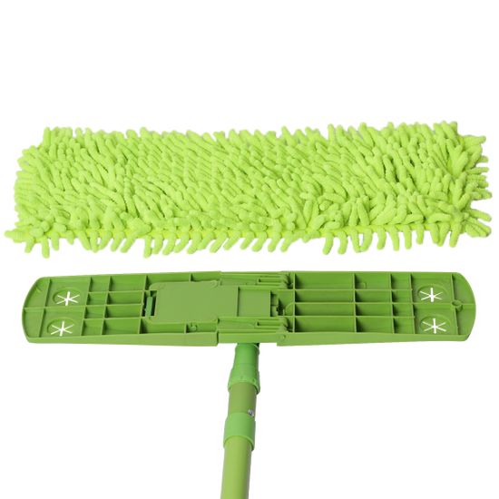 Швабра-флаундер с насадкой из микрофибры 40 см. Valsar VS-0009 и телескопической рукояткой 127 см