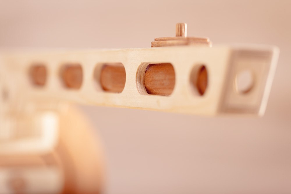 Пистолет-пулемет ППШ-41 от TARG - деревянный конструктор, сборная модель, 3d пазл, автомат Томпсона