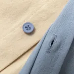 Сорочка Ymkashix Puff песочный/пыльно-синий