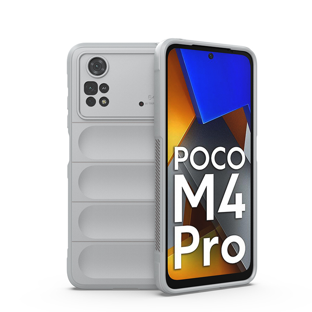 Противоударный чехол Flexible Case для Xiaomi Poco M4 Pro 4G