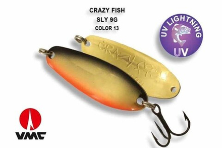 Колеблющая блесна SLY- 9 г #13 BGO