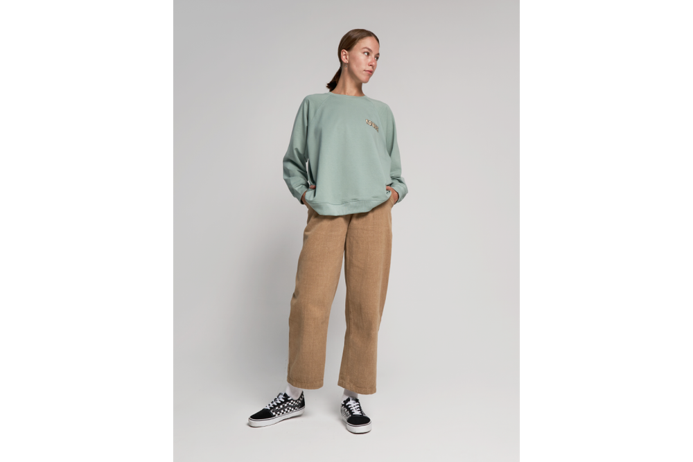 Свитшот RoadLike Mountain monster XL, мятный