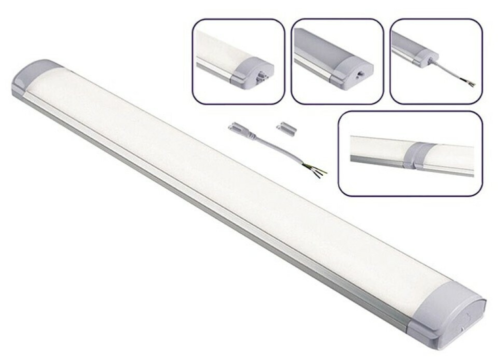 Светильник светодиодный  PPO 1200/L (линия) SMD 40W 6500K AL IP20 100-240V/50Hz Jazzway