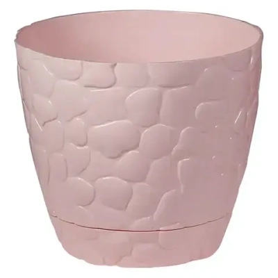 Кашпо КАМНИ D180мм 2,6л чайная роза 0,155,18х0,18м