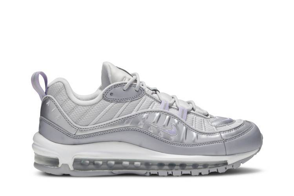 Nike Air Max 98 Metallic Silver Hyper Sneakers