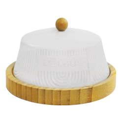 Lenardi 140-081 Масленка 17см BAMBOO в под.уп.(х20)Фарфор