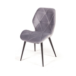 Стул Crystal, бархат светло-серый 26