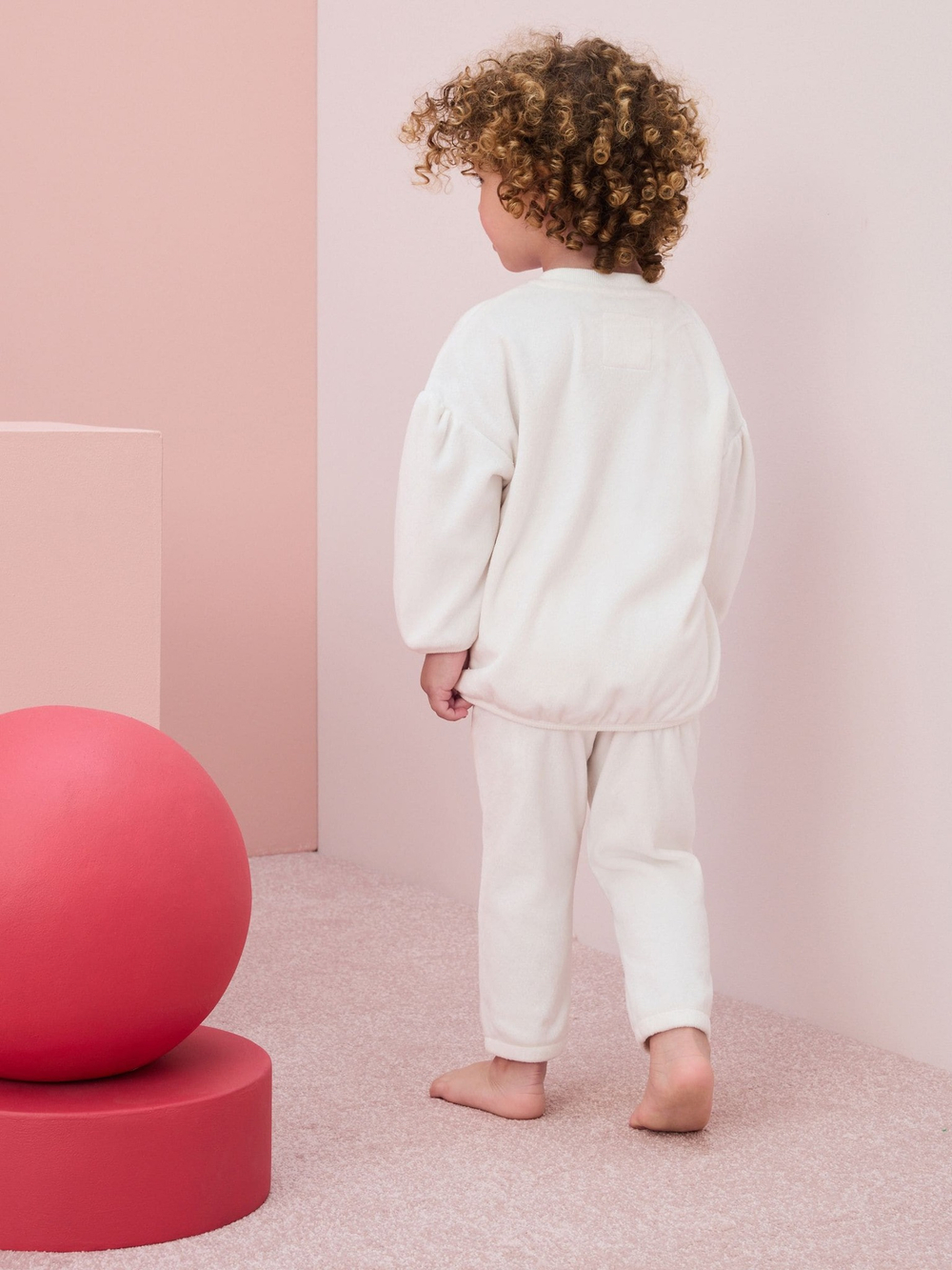 Пижама флисовая для девочки Next 655-165, Белый