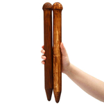 Деревянные спицы для вязания из древесины сосны 35мм/400мм. N16