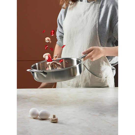 Сотейник с крышкой 3ply etalon, D26 см