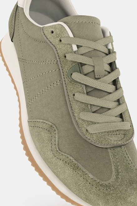 ZARA МЯГКИЕ КРОССОВКИ, ЗЕЛЕНЫЙ ХАКИ