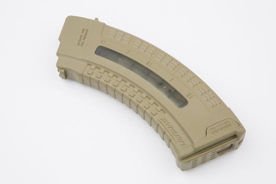 Магазин полимерный 7.62x39 на 30 патронов для AK (tan)