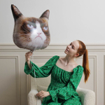 Фольгированный шар-фигура «Кот сердитый», 66 см
