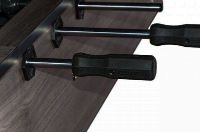 Игровой стол - футбол "Tournament" (142.5x78.2x88см, кубинский махагон)