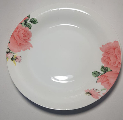 Тарелка 20см Розовая роза 0192