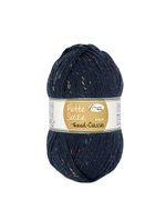 Пряжа Rellana Flotte Socke 4f. Tweed-Classic (1501/Темно-синий)