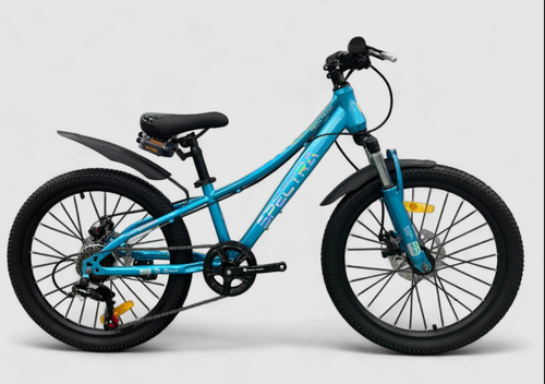 Велосипед TechTeam SPECTRA 20"x10  голубой