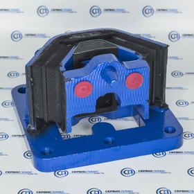 Подушка крепления двигателя SHACMAN F X3000  (в сборе) задняя Qinyan DZ97259590209