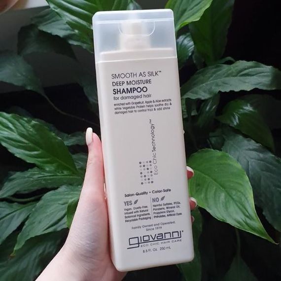 Şampun \ Шампунь \ Shampoo Giovanni, Smooth As Silk, Deep Moisture, For Damaged Hair (250 ml)