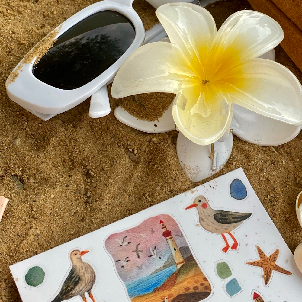 стикерпак "шум моря"