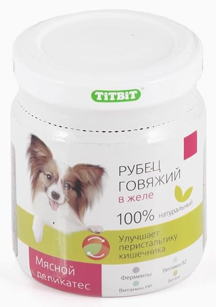 Рубец говяжий в желе 100 г - банка стекло