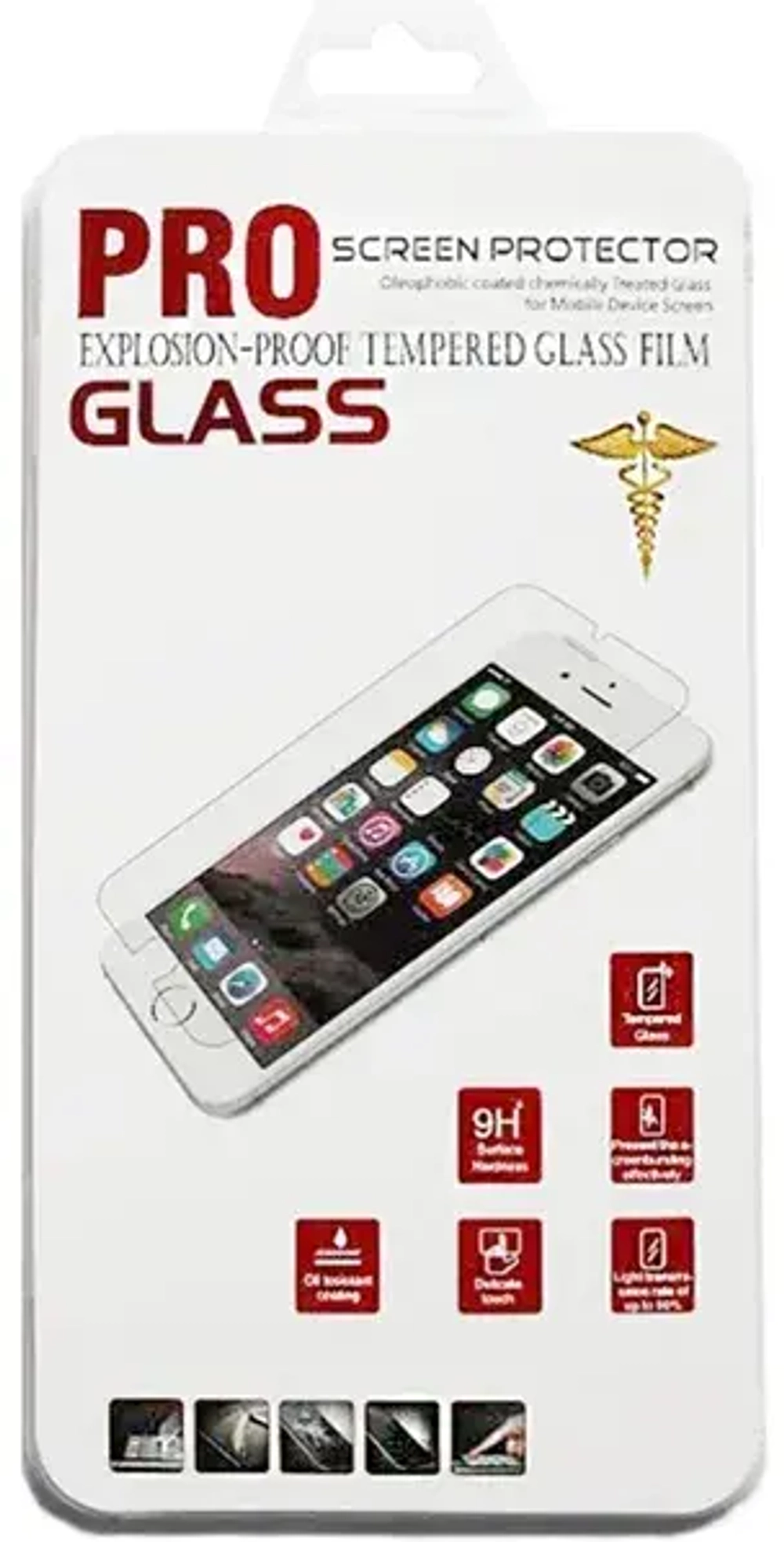 Защитное стекло Glass PRO (Full Cover) для Xiaomi Redmi 7 цветное (черная рамка)