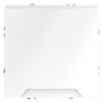 Розетка встраиваемая VOLTUM S70 с заземлением, защитными шторками и крышкой 16А, (белый матовый)