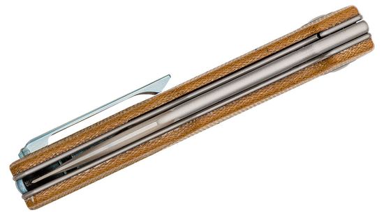 Складной нож MKM "CLAP" MKM/LS01 NC c клинком из стали Böhler M390 Microclean®, рукоять микарта