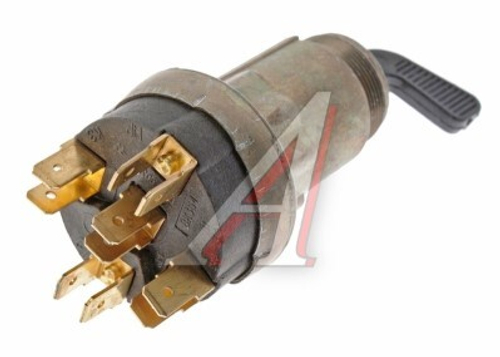 Замок зажигания /КАМ., МАЗ/ (без ключа, с поворотной рукояткой) 5 конт. (Автоарматура)