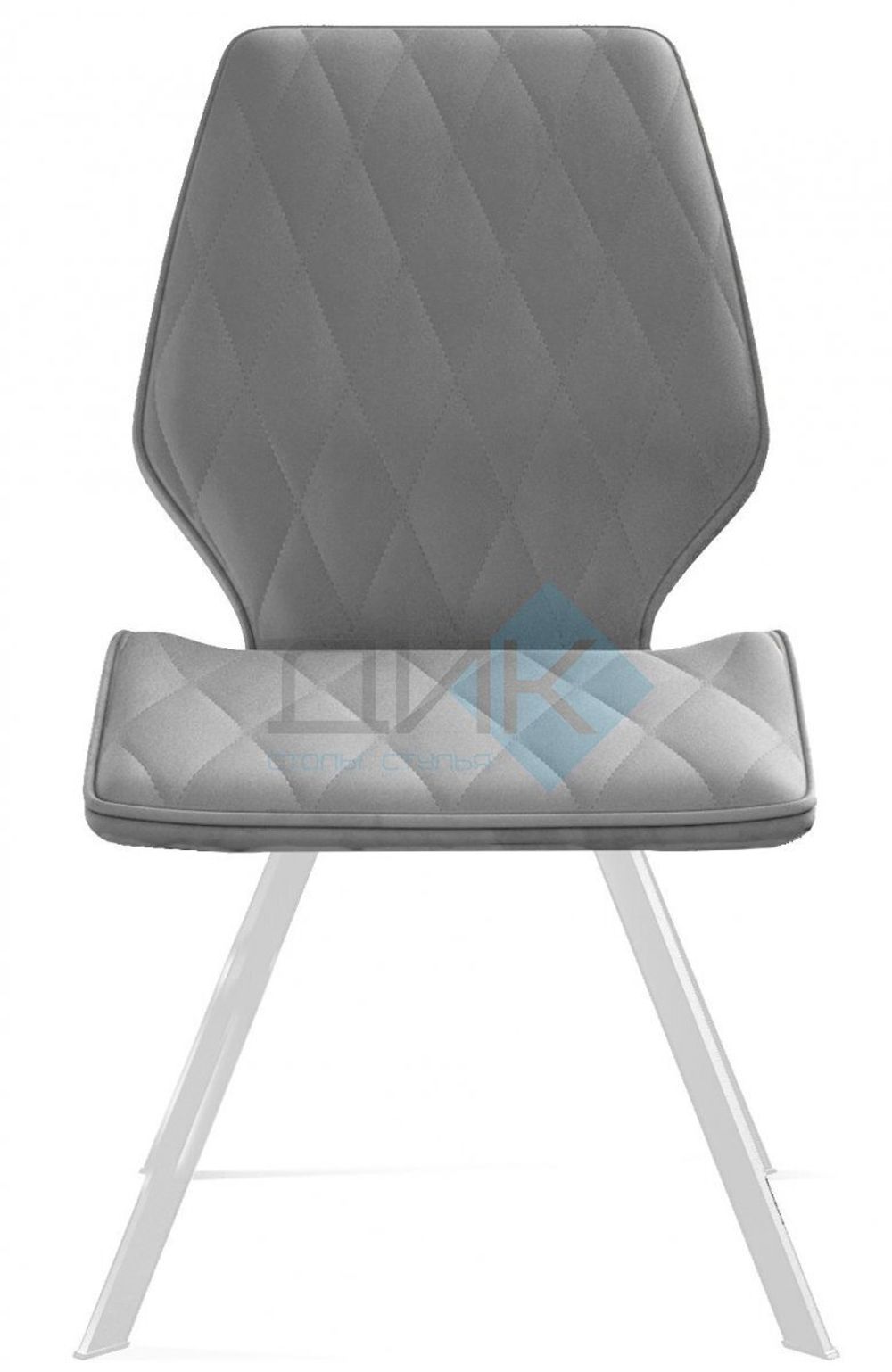 Стул DikLine 243 поворотный опоры белые