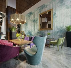 Пейзаж Бамбуковая роща панно