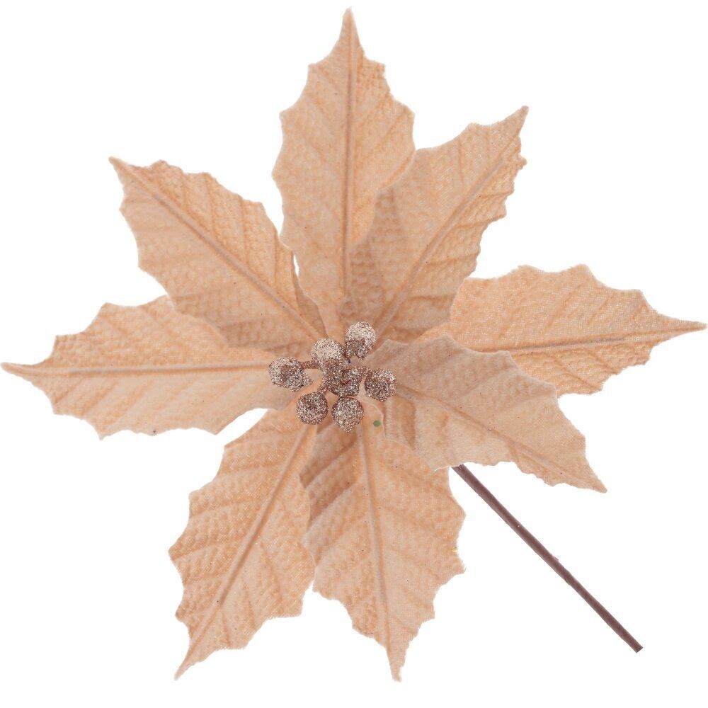 GAEM Цветок искусственный "Пуансеттия", L25 W25 H27 см, 2в.