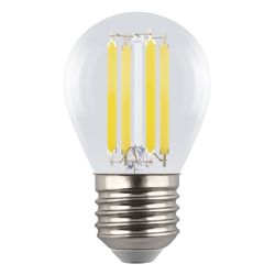 LED-G45-4W-4000K-E27-CL GLY01TR Лампа светодиодная. Форма шар. прозрачная. Серия Яркая A++. Белый свет 4000K. Картон. ТМ Uniel