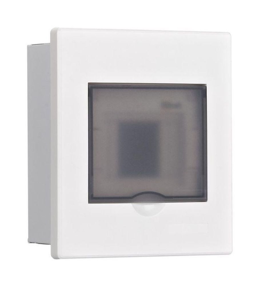 Корпус встраиваемый дв. 1 ряд 4 мод. IP41 ЩРВ-М прозр. DEKraft 31070DEK Корпус встраиваемый дв. 1 ряд 4 мод. IP41 ЩРВ-М прозр. DEKraft 31070DEK