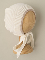 Комбинезон с воротником, носочки и чепчик, Крем