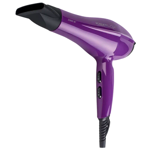 Фен SCARLETT SC-HD 70 I69 фиолетовый с черным