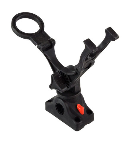 Подставка под удочку черная в комплекте с креплением CFMT303, складная