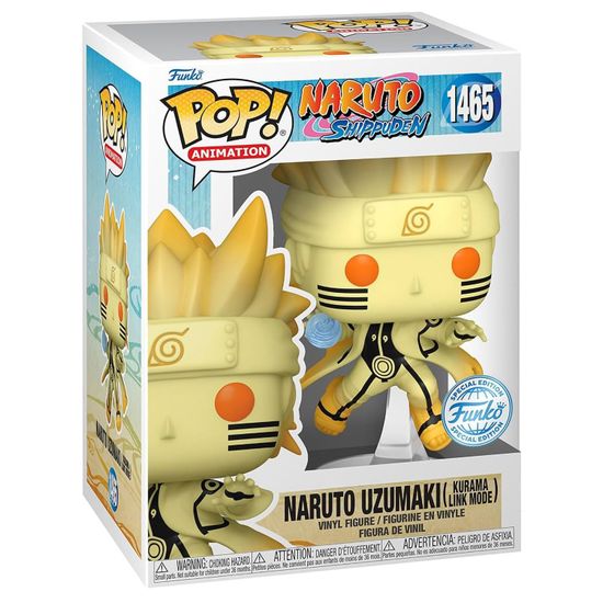 Фигурка Funko POP! Animation Naruto Shippuden Naruto Uzumaki(Kurama Link) (Exc)(1465)71633 / Фигурка Фанко ПОП! по мотивам аниме "Наруто", Наруто Узумаки. Товар уцененный