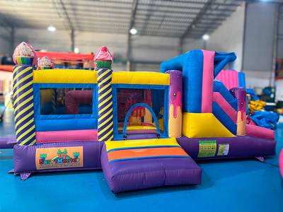 Коммерческий надувной батут «Сладкое царство» 5,2*2,7*2,05 м