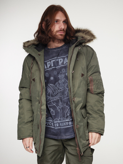 Green parka "Ruskolan"